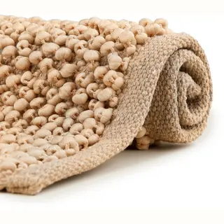 Heckettlane Badmat Nodo - Badkamermat - Antislip Tapijt - 70x120 - Beige