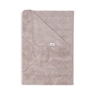 Zo Home Sprei Paisley Di Lino - Shell Nude 180 X 260