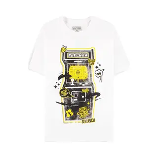 Pac-Man - Gaming T-shirt - Arcade Classic - S Tot Xxl - Voor Mannen - Wit