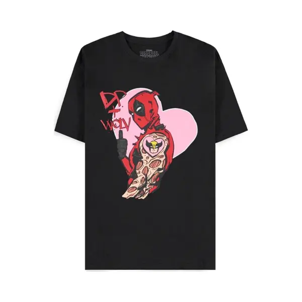 Difuzed Marvel - Deadpool - Dp+Wolly I Heart You - T-shirt (Xxl) thumbnail