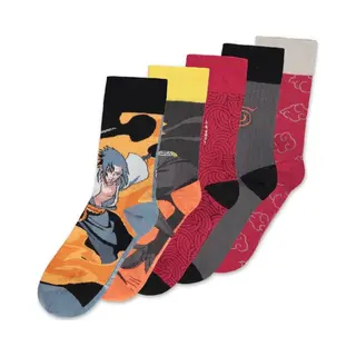 Naruto Shippuden 5-pack Socks Multicolour