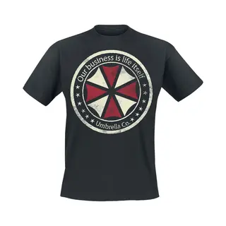 Resident Evil - Gaming T-shirt - Umbrella Co. - Our Business Is Life Itself - S Tot Xxl - Voor Mannen - Zwart