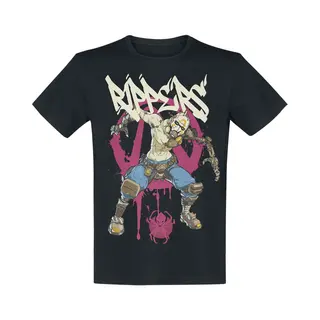 Borderlands - Gaming T-shirt - Rippers - S Tot Xxl - Voor Mannen - Zwart