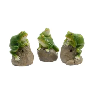Decoratieve Figuren Decoris Met Geluid Kikker (8 X 7, 4 X 11, 5 Cm)