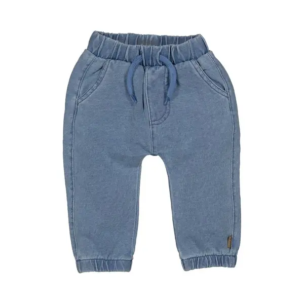 B.E.S.S. - Broek Jog Denim - Stone Wash thumbnail