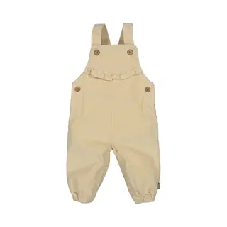 B.e.s.s. Bess Salopette Ruffles Babycord Off White