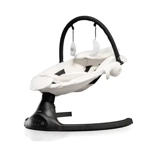 Luvion® Baby Swing - Elektrische Babyschommel - Automatische Wipstoel Met Afstandsbediening - Zwart/Wit