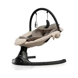 Luvion® Baby Swing Beige - Elektrische Babyschommel - Automatische Wipstoel Voor Je Baby - Schommelstoel - Babyswing - Uitneembare Wasbare