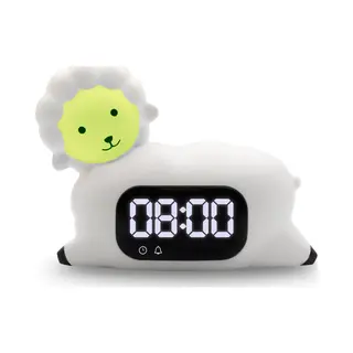 Luvion® Schaap Slaaptrainer - Slaaphulp Voor Kinderen Vanaf De Peuter Leeftijd - Kinderwekker - Slaapwekker - Nachtlamp - Wekker Timer