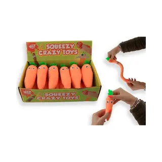 Dino Knijpbaar Wortel - Speelgoed - Anti Stress - Squish Fidget - Squeeze Wortel - Fidget Toys