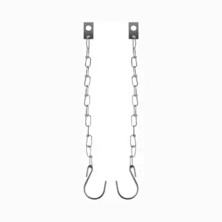 ProPlus Borgketting - Metaal - 24 Cm - Haak En Bevestigingsoog - 2 Stuks
