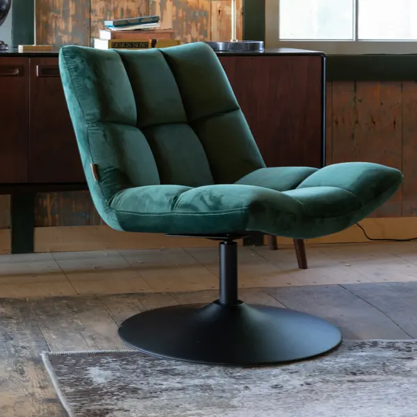 Dutchbone Bar Loungestoel Groen thumbnail