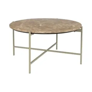 Housecraft Living Tooz Bijzettafel Rond 60 Cm Marmer Beige