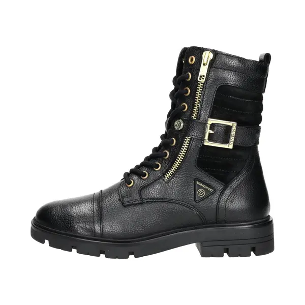 Vingino Britt Veterschoen Hoog - Zwart - Maat 33 thumbnail