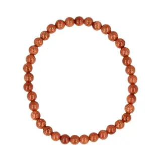 Ruben Robijn Goldfluss Kralen Kinderarmbandje 4 Mm (synth)