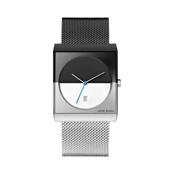 Jacob Jensen Herren Analog Quarz Uhr Mit Edelstahl Armband JJ515 thumbnail