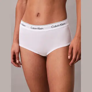 Calvin Klein Dames Modern Cotton Hipster Slip - Boyshort - Wit