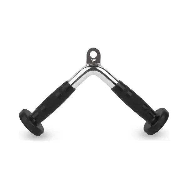 VirtuFit Trizeps Stange - V-Stange - Lat-Pull-Down-Kabelaufsatz, Trizeps-Pressstange, V-förmige Stange Mit Diamant-Rändelgriff, thumbnail