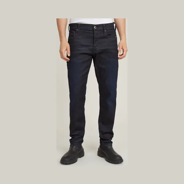 G-Star 3301 Regular Tapered Jeans - Dunkelblau - Herren thumbnail