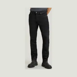 G-Starvoor Mannen. 51003-7209-89 Jeans 3301 Regular Taps Toelopend Zwart (27/34), Casual, Katoen, Denim