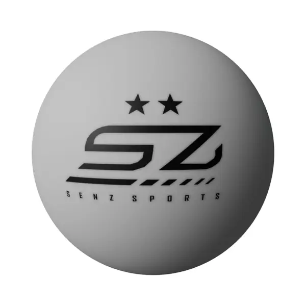 Senz Sports - Tafeltennisballen - Pingpongballen - 2 Sterren - 6 Stuks - Wit thumbnail