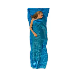 Lowland Outdoor Sleeping Bag Silk Blue 220 X 85 Cm