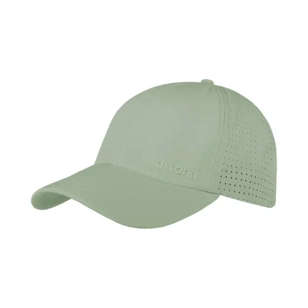 Hatland - Asfa - Polyamide Baseball Sportcap Met Mesh - Groen - Maat One_size Fits_all - Unisex thumbnail