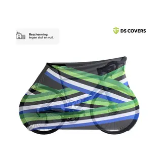 Full Fietssok Van Ds Covers – Indoor – Stofvrij – Ademend – Stretch Fit – Universeel Mtb Of Racefiets – Striped