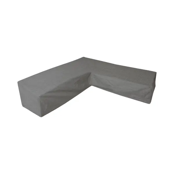 Eurotrail Waterdichte Hoes Voor L Vormige Loungeset, Hoekbank, Cantonic 330x330x100/70 Cm, Grijs thumbnail