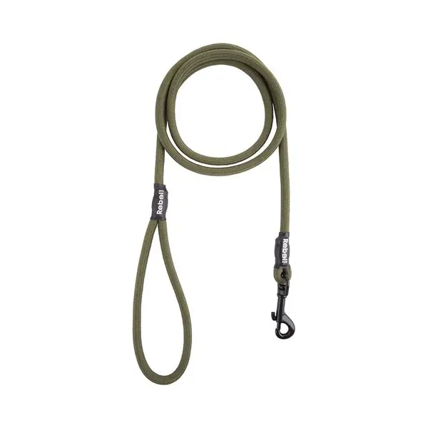 Rebel Petz Hondenriem - Leger Groen - S - 8mm X 140cm thumbnail