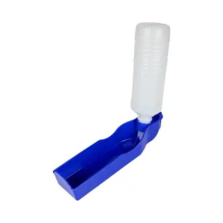 Benson Hondendrinkfles - Lichtgewicht Kunststof - 500 Ml - Rood/Blauw