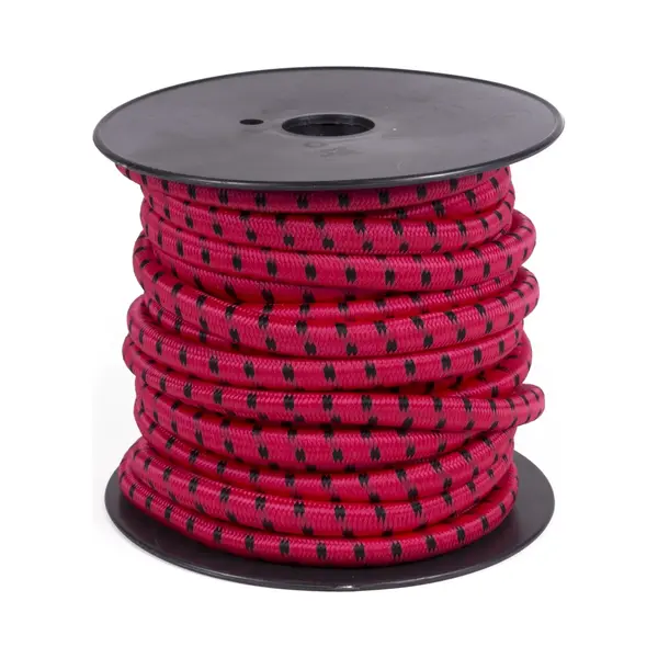 Benson Elastiek Op Rol - Weerbestendig - Multifunctioneel - 15m - Ø 10mm - Rood Met Blauwe Strepen thumbnail