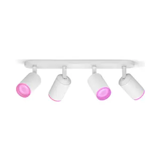 Philips by Signify Philips Hue White and Color ambiance Fugato 4-lichts spotbalk