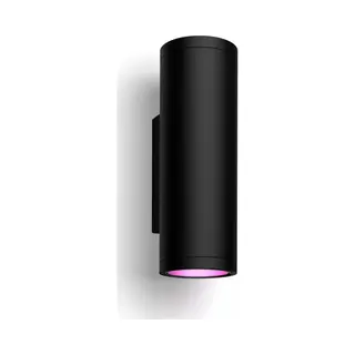 Philips by Signify Philips Hue White and Color ambiance Appear Outdoor Wandleuchte schwarz