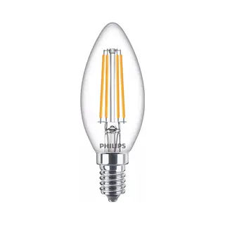 Philips by Signify Philips Filamentkaarslamp helder 60W B35 E14