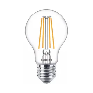 Philips by Signify Philips Filament-Lampe, transparent, 75W A60 E27
