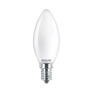 Philips by Signify Philips Filamentkaarslamp mat 25W B35 E14 x2