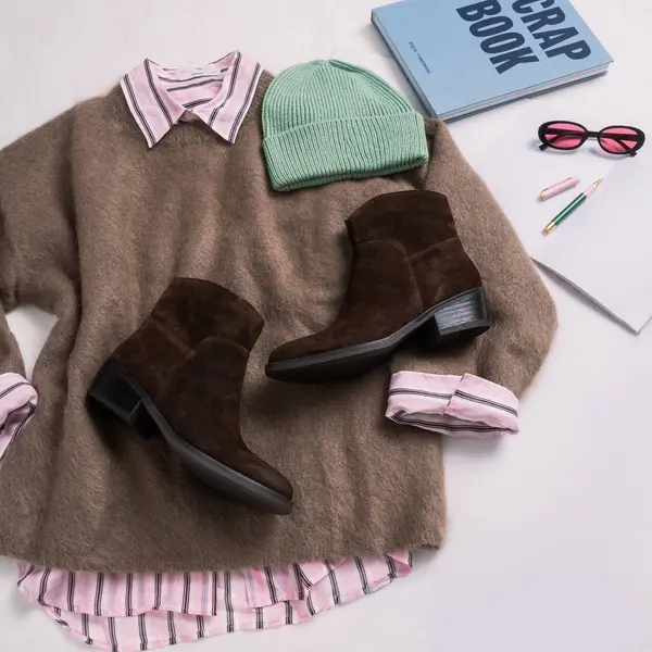 Cellini Enkellaarsjes Bruin Suede - Maat 37 thumbnail