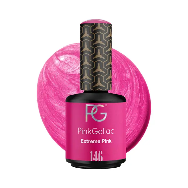 Pink Gellac Uv Gel Nagellack - 146 Extreme Pink 15 Ml - Lang Anhaltend Uv Nagellack Pink - Gel Uv Für 14 Tage Nägel In Salonqualität - Made In thumbnail