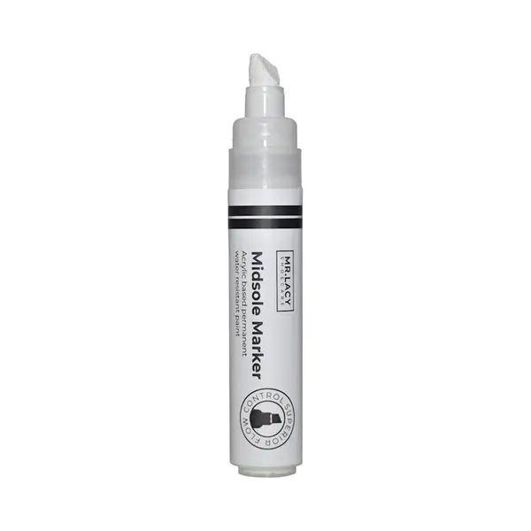 Mr. Lacy - Mid-Sole Paint Marker - Sneaker Pen - Stift - White Wit thumbnail