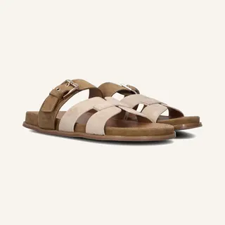 Stefano Lauran 89863 1661 Slippers - Dames - Bruin - Maat 38