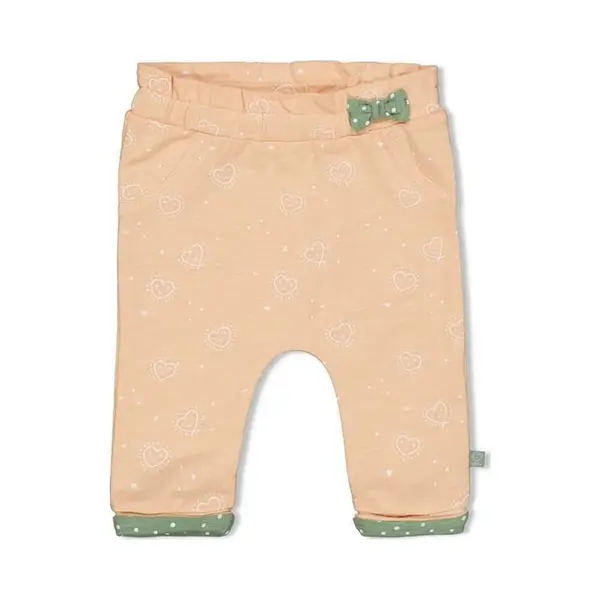 Feetje Broek Aop Hearts Perzik Mt.68 thumbnail