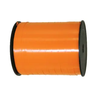 Cadeaulint - Oranje - 5 Mm X 500 Meter - Sierlint - Kadolint - Linten - Krul Linten Voor Bloemen/ballonnen