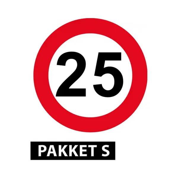 Shoppartners 25 Jaar Versiering Pakket Klein thumbnail