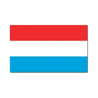 Vlag Van Luxemburg - 90 X 150 Cm - Luxemburgse Vlag - Luxemburg - Polyester - Supporters