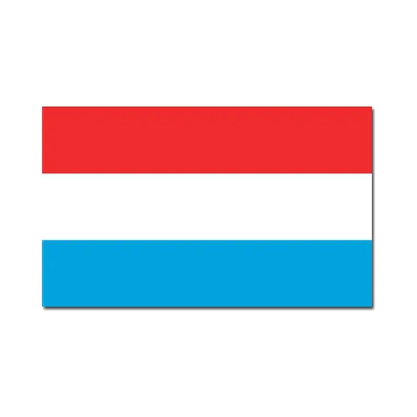 Vlag Van Luxemburg - 90 X 150 Cm - Luxemburgse Vlag - Luxemburg - Polyester - Supporters thumbnail
