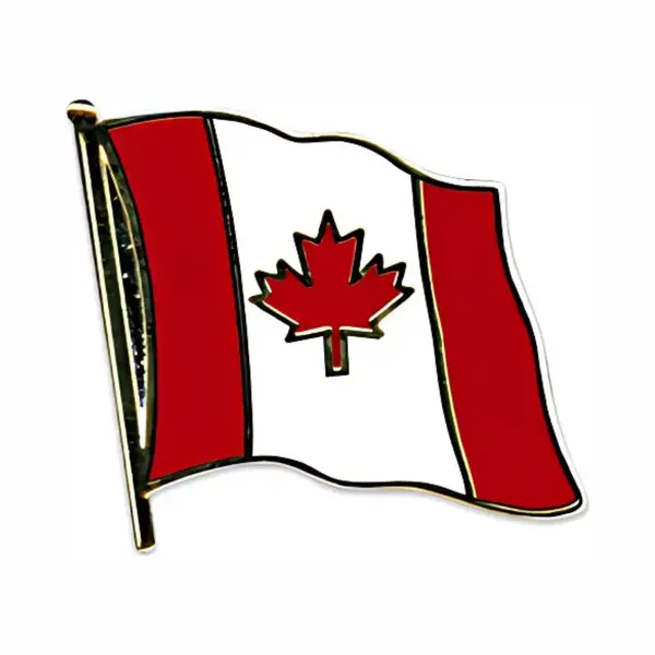Pin Vlag Canada - Vlaggen Speldje Voor Supporters - 2 Cm thumbnail