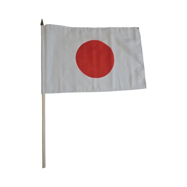 Luxe Grote Zwaaivlaggen Japan - 30 X 45 Cm - Op Stokje - Japanse Feestartikelen - En Versieringen thumbnail
