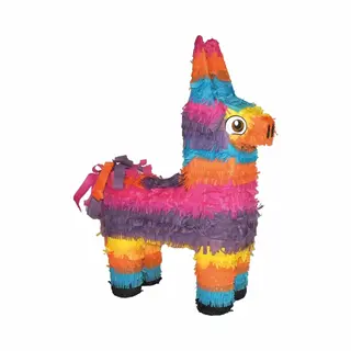 Pinata Gekleurde Ezel 56 Cm.