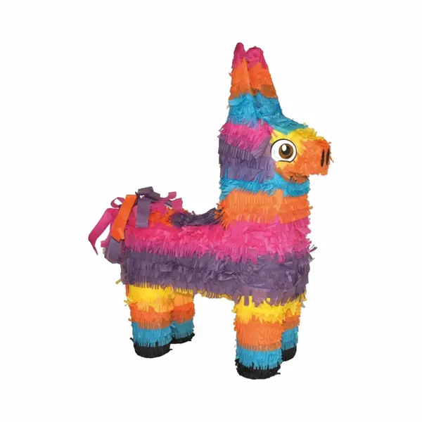 Pinata Gekleurde Ezel 56 Cm. thumbnail
